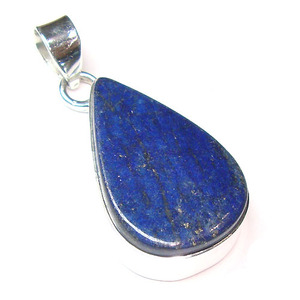 925 plata esterlina azul lapislázuli forma redonda una piedra diseño superior mujeres accesorio joyería fina colgantes y dijes - Product Image 6