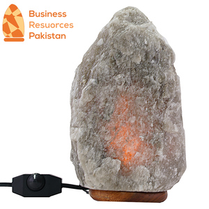 Lampe à sel noire himayen de forme naturelle, 17 ah - Product Image 1