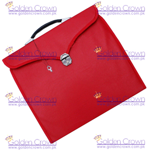 Estuche Masonic Regalia Red File con mango duro - Product Image 2