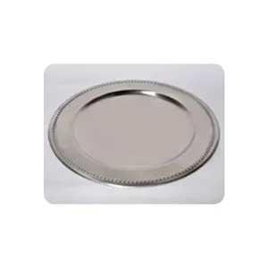 Top Quality Best Customized Gold Metal Charger Plate Buy From Leading Exporter