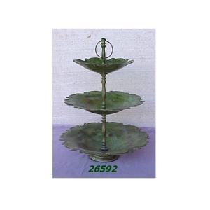 การออกแบบโบราณโดยตรงราคาโรงงานขาตั้งผลไม้เหล็กโลหะ - Product Image 1