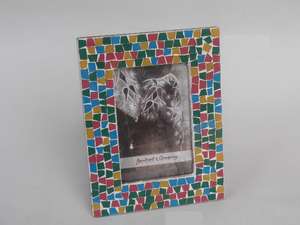 Marco de fotos de mosaico de vidrio de alta calidad disponible en todos los tamaños de Fotos decoración del hogar Mesa mejor marco de fotos de regalo de boda - Product Image 6