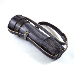 Telescopio de catalejo náutico de latón antiguo de 16 pulgadas, cubierta de agarre de cuero negro Monocular con construcción de Metal y madera, regalo novedoso - Product Image 2