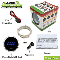 Reloj Digital para Coche de 12v, Tipo Analógico, Garantizado por la Marca, para el Tablero de Instrumentos