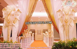 Décoration de mariage Shiv Parvati Statue en fibre Seigneur Shiva Parvati Statue Fabricant Statues en fibre Fabricant - Product Image 4