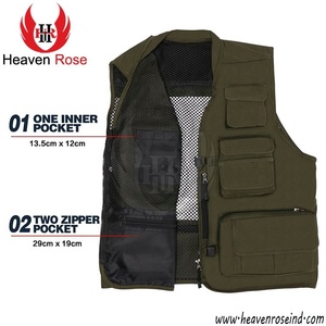 เสื้อกั๊กน้ำแข็งอเนกประสงค์ของปากีสถานเสื้อกั๊กตกปลากลางแจ้งกันลมเสื้อแจ็คเก็ตเสื้อกั๊กน้ำหนักเบา - Product Image 2