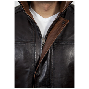Chaqueta de cuero con estilo para hombre de City Road Diseño cómodo y funcional para viajeros Estilo urbano fuerte - Product Image 2