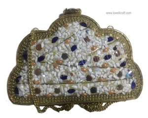Sacoche de Banquet perlée à la main pour femmes, sacs à bandoulière chaîne en pierre, sac à main de soirée pour dames, nouvelle collection, - Product Image 1