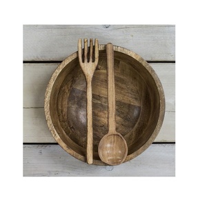 ชามเสิร์ฟสลัดไม้มะม่วง - Product Image 1