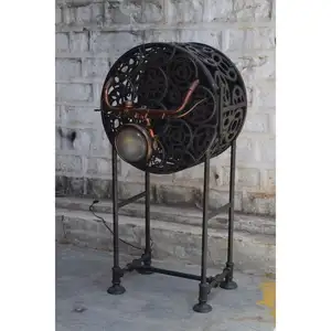 อุตสาหกรรม Vintage Cycle สไตล์สีดำเหล็ก Cafe โคมไฟยืน - Product Image 1