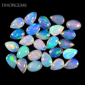 โอปอลธรรมชาติจากรัฐราชสถาน ทรงหลังเบี้ย/ทรงไข่/ทรงผสม ขนาดผสม สำหรับทำเครื่องประดับแฮนด์เมด - Product Image 2