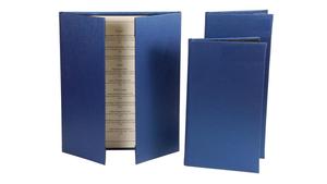 เมนูหนังใส A4ครอบคลุมโฟลเดอร์เมนูร้านอาหารที่ทนทาน3หน้าพร้อมที่รองจานและที่วางเมนู - Product Image 5