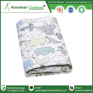 Custom Printed Organic Cotton Baby Crib Sheet - Product Image 5