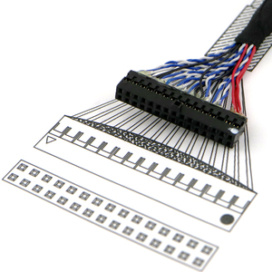 Cable de Señal LVDS Personalizado OEM con Conector Hembra IDC y Arnés de Cables Multifilar - Product Image 3