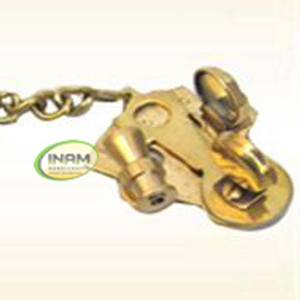 Llavero antiguo náutico, bonito y de diseñador, sextante - Product Image 1