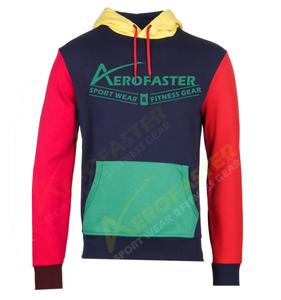 Logo personnalisé Vintage Pullover Sports Hoodie Jacket 100% Cotton Fleece Multi-Color Dot Pattern Anti-Shrink Digital Wholesale - Product Image 1