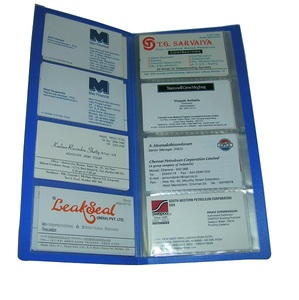 Portatarjetas de bolsillo vertical, cuero genuino, 12, negro - Product Image 3