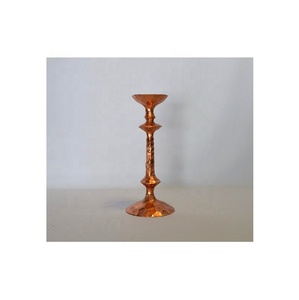 Premium Fancy Aluminum Luxury <b>Gold</b> / <b>Rose</b> <b>Gold</b> Plated Embossed Fancy Modern Art Decor Candle Holder for Home <b>Decoration</b> Usage - Product Image 3