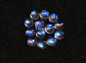 พลอยอัญมณีทรงหลังเบี้ยทรงหลวมสีรุ้งธรรมชาติขนาด5มม. อัญมณีทรงหลวมราคาถูก - Product Image 2