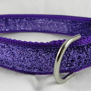 Collar para Perro con Brillo Metálico Morado - Product Image 1