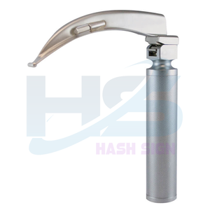 Laringoscopio de fibra óptica Macintosh para cuchillas de anestesia #00 a #07 Hecho de acero - Product Image 3