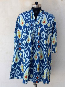 Cotton Block Print <b>Top</b> Indian Cotton Floral Design Kurti - Product Image 3