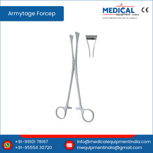 Pince élévatrice utérine Armytage manuelle à prix compétitif grossiste en acier inoxydable chirurgical vert - Product Image 2