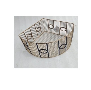 Cesta de hierro decorativa de dos tonos para frutas, nuevo diseño - Product Image 2