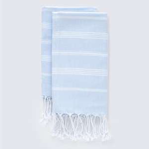 100% Cotton Eco-friendly Disposable Hanging Turkish Beach Fouta Bath <b>Towel</b> Quick-Dry High Absorbent Striped Style Compressed - Product Image 1