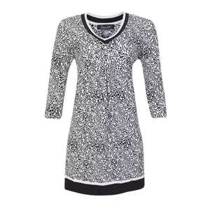 2022 nueva moda mujer cuello redondo Casual manga larga tejido estampado 100% algodón ecológico colección de mujer de Bangladesh - Product Image 1