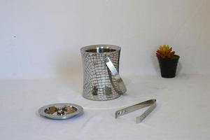 Cubetas para Cerveza Premium, Enfriador de Hielo con Pinzas, Doble Pared de Acero Inoxidable, Directo de Fábrica, Promocional, Cubeta de Hielo Metálica de 1.5 L - Product Image 2
