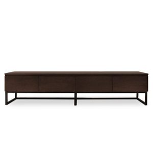 ตู้วางทีวีขายาวเฟอร์นิเจอร์ไม้แข็งและเหล็กดีไซน์ทันสมัยดูหรูหรา - Product Image 3