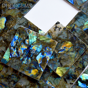 Labradorite Gemstone Tile Labradorite Granite Tile Labradorite Slab Tile Semi Precious Gemstone Slab - Product Image 1