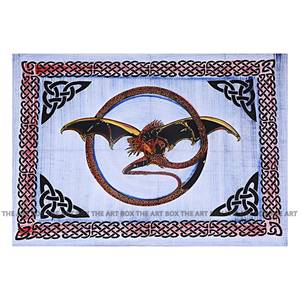 Tapiz de pared con diseños celtas hechos a mano, tapiz tejido de punto decorativo indio, venta al por mayor, tapiz decorativo de pared impreso - Product Image 2