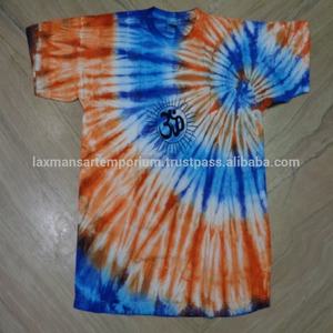 <b>SHIVA</b> BUDDHA OM GANESH TIE DYE PRINTED T-SHIRT - Product Image 5