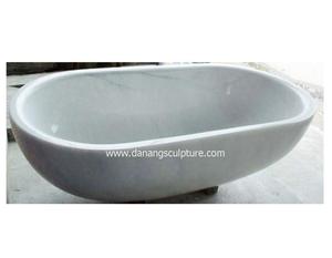 Tùy chỉnh sang trọng bồn tắm Tay Chạm Khắc Đá Cẩm Thạch freestanding đá bồn tắm đá hiện đại bồn tắm - Product Image 2