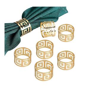 New latest brass napkin ring tabletop decoration use wholesale price brass napkin ring holder for cheap price from india - Product Image 2