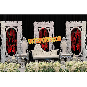 Modernista Exclusivo Boda Backstage Paneles Fibra Recepción Escenario Decoración para Fiestas y Recepciones - Product Image 1