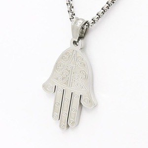 Caliente ojo egipcio de buena suerte Fatima Hamsa mano COLLAR COLGANTE - Product Image 2