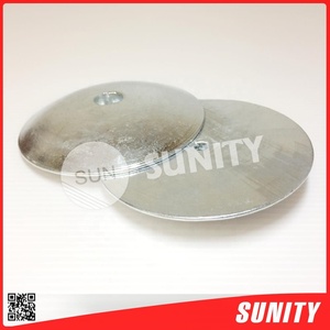 TAIWAN SUNITY Marine Navire Coques Ballast Réservoirs Arbres Gouvernail Partie D100mm (4 "pouces) * H14.5mm * Trou 7mm Anodes en zinc pour gouvernail - Product Image 5