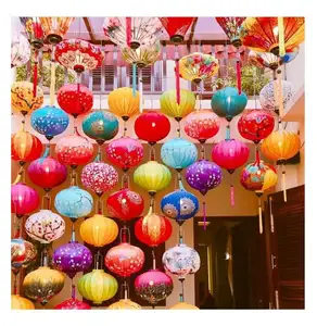 Hoi an Vietnamese silk lantern (Sandy 84587176063 Whatsapp)