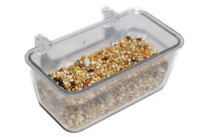 Comedero Cuadrado de Plástico Mediano Ecológico para Pájaros al por Mayor - Product Image 3