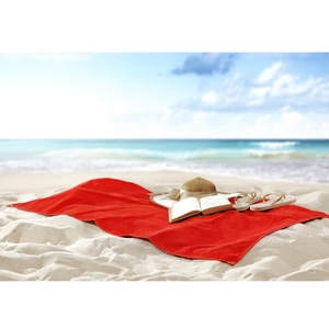 Toallas de playa de algodón a rayas teñidas con hilo Toalla de playa de secado rápido superabsorbente DE LA India personalizable para uso en la playa - Product Image 3