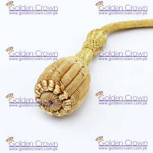 Noeud d'épée de fil de lingot d'accessoires uniformes personnalisés de haute qualité | Noeud d'épée régimentaire - Product Image 3