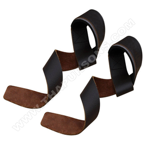 Correas de espiga de elevación con logotipo personalizado unisex, venta al por mayor, muñequeras y cinturón ajustables para soporte deportivo y para el dolor - Product Image 6