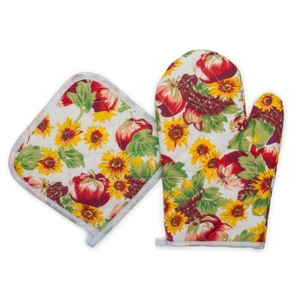 Nueva flor impresa tejida horno seguro ecológico Apto para lavavajillas agarradera Forro de algodón colores personalizables proveedor India - Product Image 5