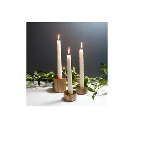 Latest Design Wood Candle holder for Home Handcraft for candle light dinner for wedding party tableware decorative candle holder