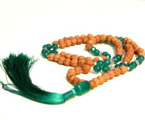 ขายส่งมาลาประคำ Rudraksha จิตวิญญาณ108ลูกปัดสร้อยคอมาลายาวสร้อยคอเครื่องประดับอัญมณีแฮนด์เมด - Product Image 4