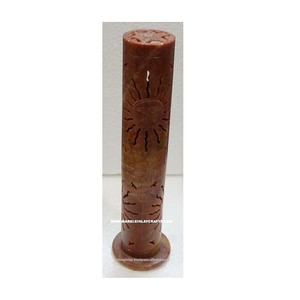 Most Attractive Natural Soapstone Hand Carving Incense Stick Tower Fine Polished Home And Temple <b>Decoration</b> And Gift Purpose. - Product Image 2