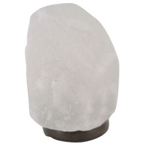 โคมไฟเกลือหิมาลัยสีขาวธรรมชาติ - Product Image 3